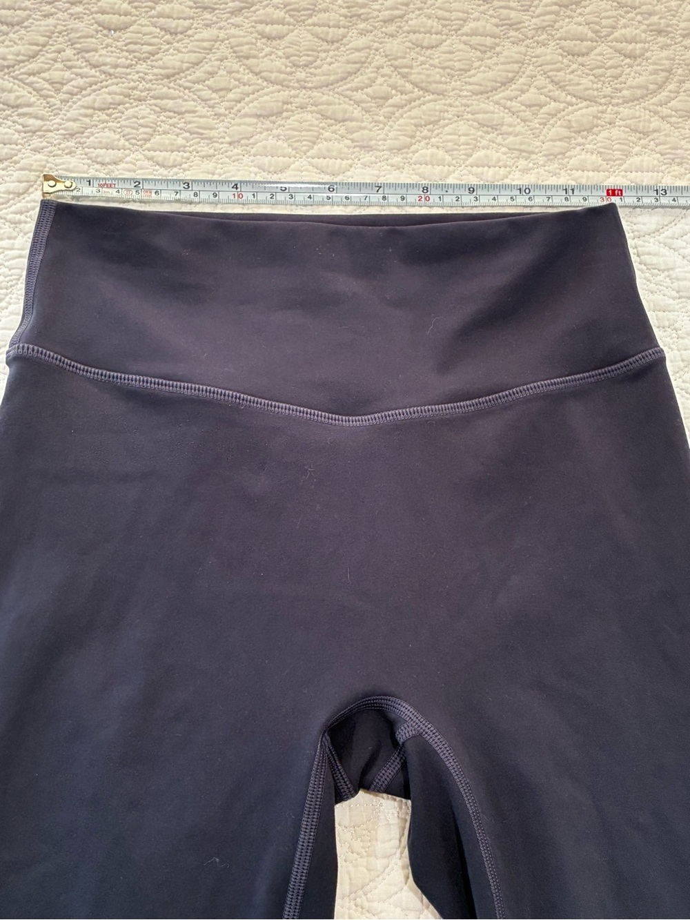 FORM by Sami Clarke Navy Core High Waisted Leggings Yoga Pilates Athletic M - Picture 5 of 8